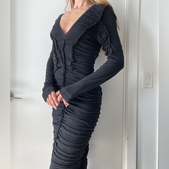 Givenchy Dresses & Skirts - Givenchy Ruched Midi Dress